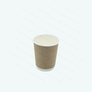 Coffee Cup 250ml D/Wall Kraft LDPE
