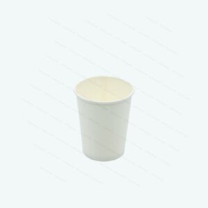 Coffee Cup 250ml S/Wall White LDPE