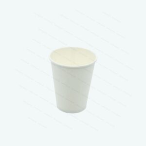 Coffee Cup 350ml S/Wall White LDPE