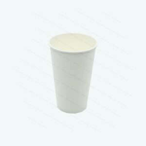 Coffee Cup 500ml S/Wall White LDPE