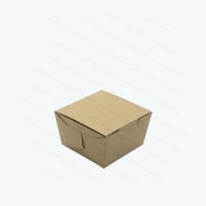Hamburger Gourmet Box . Size: 9.5 x 9.5 x 6.5cm (h). Flat pack.