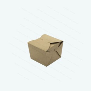 Noodle Box Small. Size 8 x 8 x 7cm (h). Flat Pack.