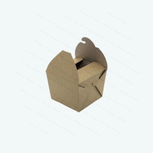 Noodle Box Small. Size 8 x 8 x 7cm (h). Flat Pack.