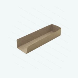 Open Hot Dog Tray Open Small 20 x 5.8 x 4cm. Flat Pack