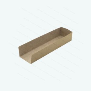 Open Hot Dog Tray Open Large. Size: 22.5 x 5.8 x 4cm (h). Flat Pack.