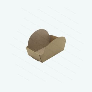 Street Burger Box Large. Size: 12 x 7 x 8.5cm (h). Flat Pack